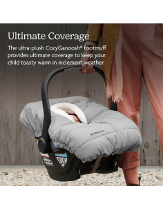 CozyGanoosh UPPAbaby para portabebés Aria y Mesa - Gris Claro 2