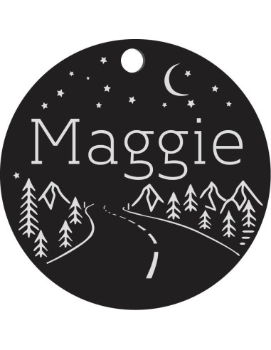 Placa de Identificación Personalizada para Perros - Acero Inoxidable