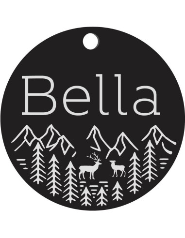 Placa de Identificación Personalizada para Perros - Acero Inoxidable