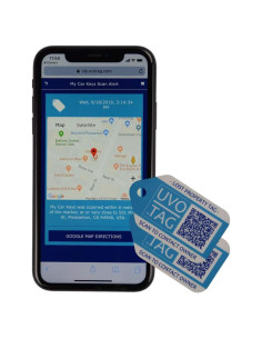 Llaveros Inteligentes UVO TAG - Etiquetas ID con GPS - Paquete de 2
