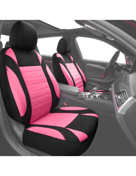 Fundas de Asiento de Coche CAR PASS Neopreno Impermeable Rosa