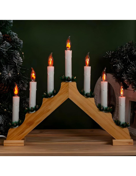 Bombillas de Luz de Llama LED Hompavo E12 12 Unidades