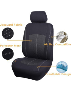 Cubiertas de Asiento de Coche Flying Banner FB-094 Ajuste Universal 2