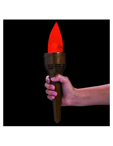 Antorcha de Plástico con Luz Parpadeante Fun Express 20 cm