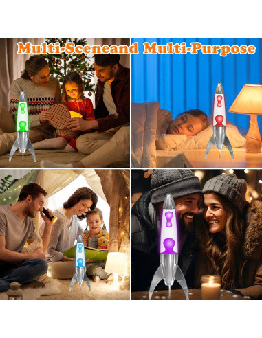 Lámpara de Movimiento Líquido WANNALAMP 33 cm Plateada