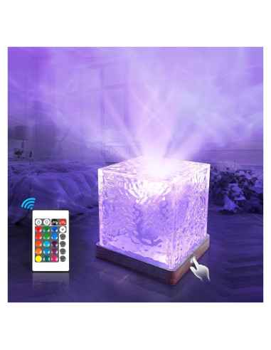 Proyector de Olas del Océano JOYFULPARTNER Recargable 16 Colores