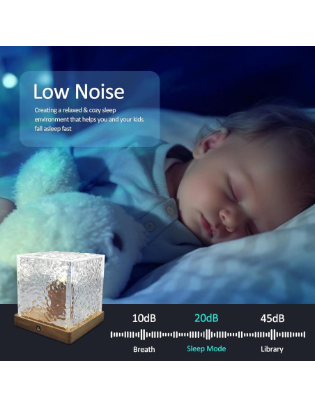 Proyector de Olas del Océano JOYFULPARTNER Recargable 16 Colores