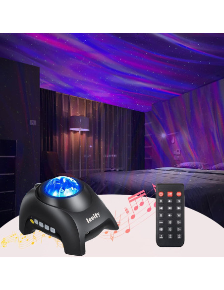 Proyector de Estrellas Leoity LY-SP001 con Altavoz Bluetooth