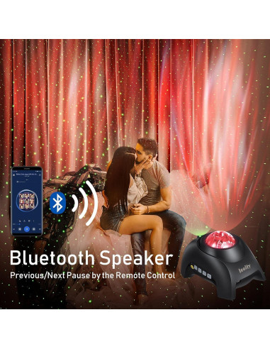 Proyector de Estrellas Leoity LY-SP001 con Altavoz Bluetooth