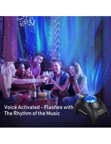 Proyector de Estrellas Leoity LY-SP001 con Altavoz Bluetooth