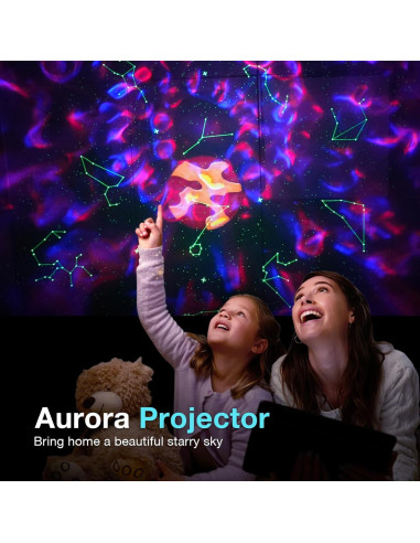Proyector de Estrellas Riokko TH0003W con Altavoz Bluetooth