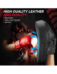 Guantes de Enfoque Curvados KUANG QUAN para Boxeo y MMA 2