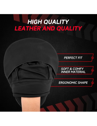 Guantes de Enfoque Curvados KUANG QUAN para Boxeo y MMA