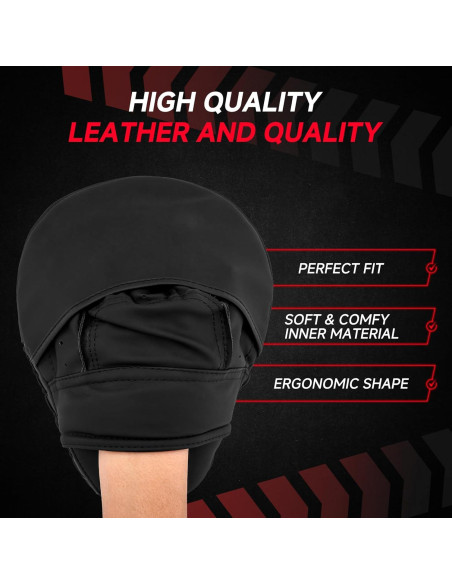 Guantes de Enfoque Curvados KUANG QUAN para Boxeo y MMA