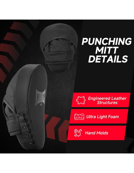 Guantes de Enfoque Curvados KUANG QUAN para Boxeo y MMA