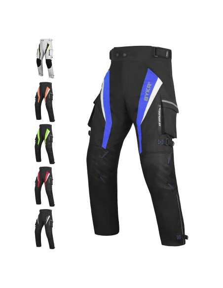 Pantalones de Motocicleta BYKR Unisex Cordura Impermeables 30WX30L