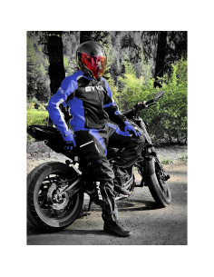 Pantalones de Motocicleta BYKR Unisex Cordura Impermeables 30WX30L 2