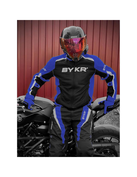 Pantalones de Motocicleta BYKR Unisex Cordura Impermeables 30WX30L