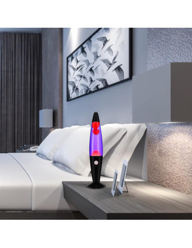 Lámpara de Movimiento EDIER 40.9cm Púrpura y Naranja