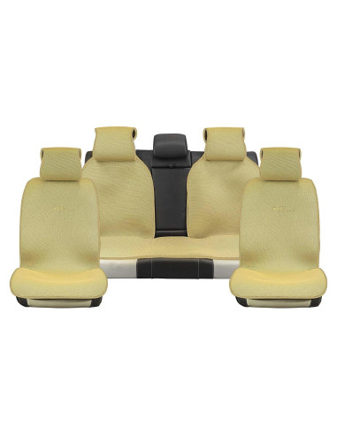 Funda de Asiento de Coche Sojoy SJ0007 Beige Universal