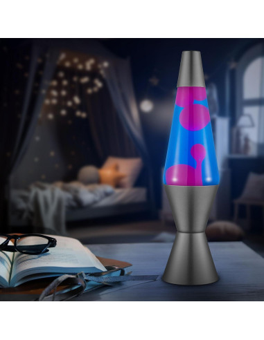 Lámpara Lava Lava - Onda Cósmica Azul 36.83 cm - Original