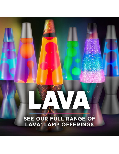 Lámpara Lava Lava - Onda Cósmica Azul 36.83 cm - Original