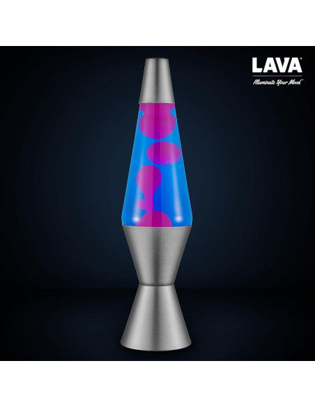 Lámpara Lava Lava - Onda Cósmica Azul 36.83 cm - Original