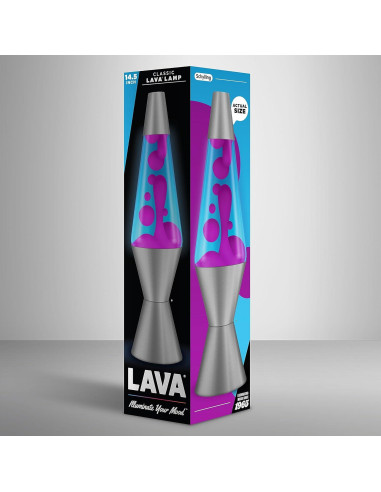 Lámpara Lava Lava - Onda Cósmica Azul 36.83 cm - Original