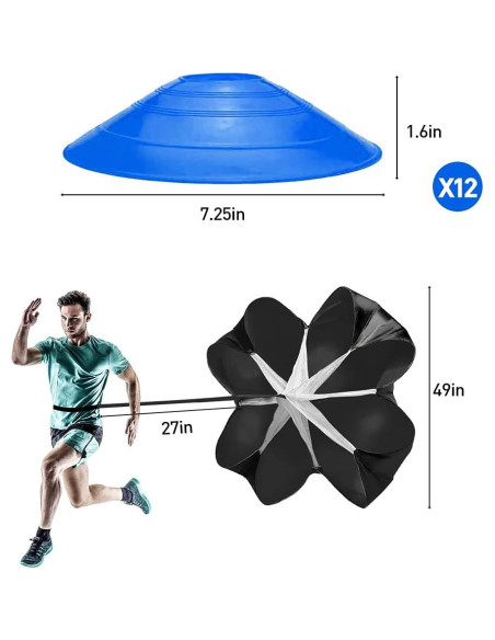 Conjunto de Entrenamiento de Velocidad y Agilidad Rainmae