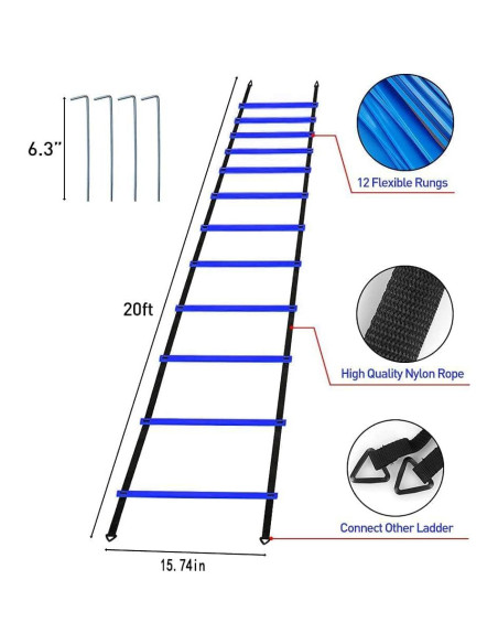 Conjunto de Entrenamiento de Velocidad y Agilidad Rainmae