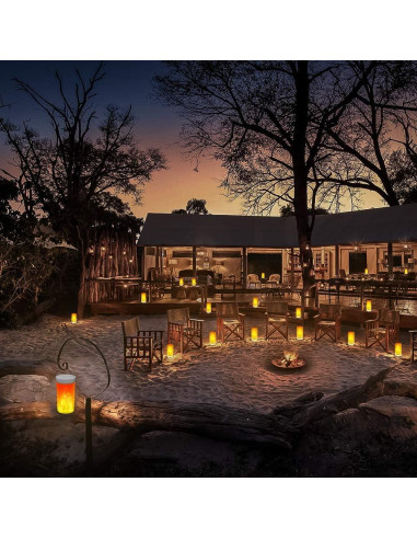 Luz LED Efecto Llama CFGROW Recargable USB Impermeable