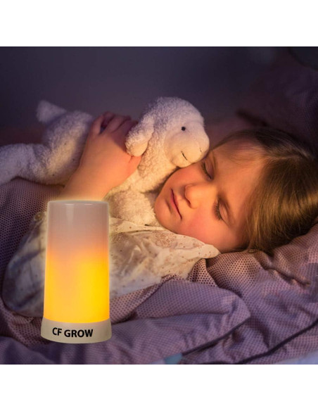Luz LED Efecto Llama CFGROW Recargable USB Impermeable