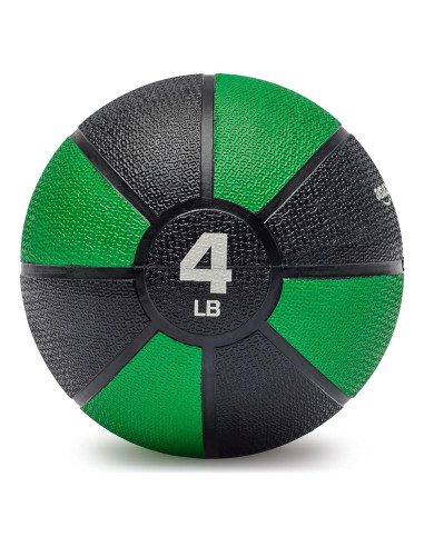 Bola de Medicina 1.81 kg Amazon Basics Verde