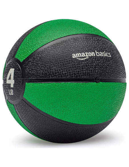 Bola de Medicina 1.81 kg Amazon Basics Verde