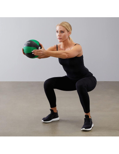 Bola de Medicina 1.81 kg Amazon Basics Verde