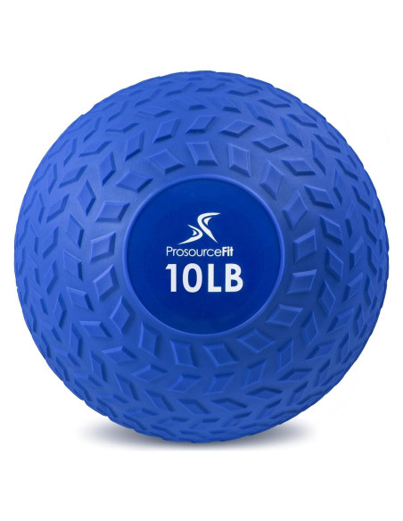 Pelota Slam ProsourceFit 10 LB Azul - Goma Texturizada