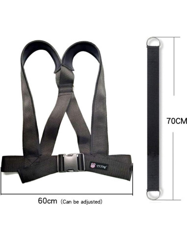 Cuerda de Resistencia YNXing 5.08m para Entrenamiento Físico