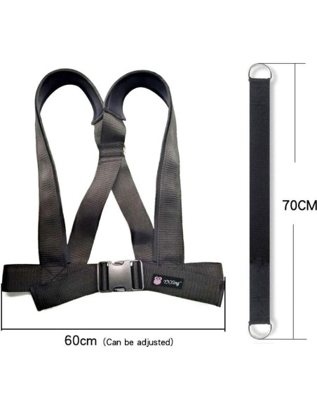 Cuerda de Resistencia YNXing 5.08m para Entrenamiento Físico