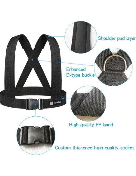 Cuerda de Resistencia YNXing 5.08m para Entrenamiento Físico