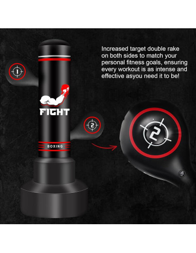 Saco de Boxeo de Pie JUOIFIP 70" para Adultos y Adolescentes