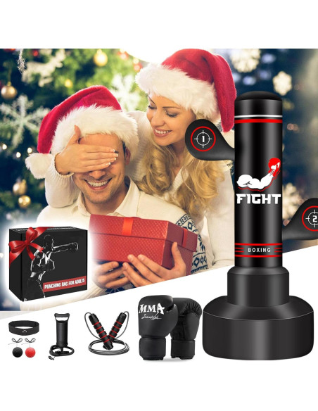 Saco de Boxeo de Pie JUOIFIP 70" para Adultos y Adolescentes