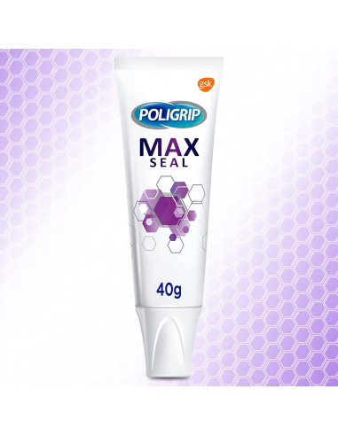Poligrip Max Seal 40 g Crema Fijadora para Dentaduras - Multipack 6