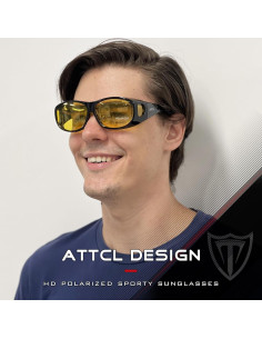 Gafas de sol polarizadas ATTCL AT-2502 para conducción nocturna 2