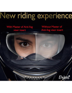 Inserto Antivaho Eaglens para Casco de Motocicleta 24.5x9.5cm 2