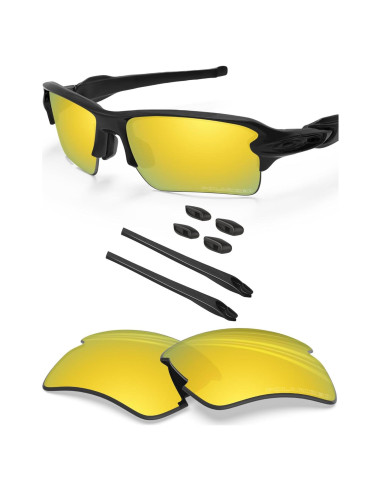 Lentes de Reemplazo Polarizados BlazerBuck Flak 2.0 XL Oro 24k