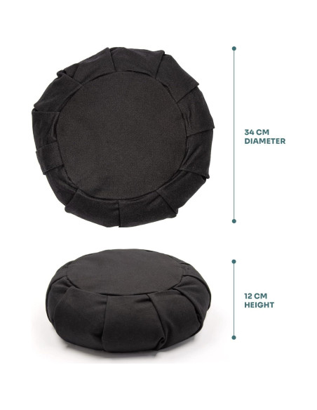 Cojín de Meditación Zafu Myga - Algodón y Relleno Natural