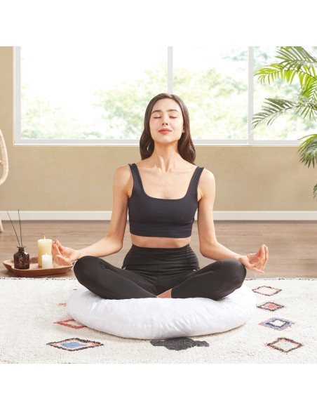 Cojín Redondo de Piso Codi 32" (81.28 cm) Espuma de Memoria