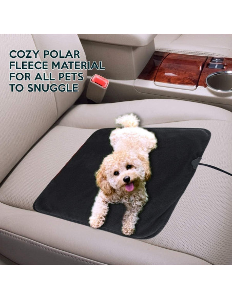 Almohadilla Calentadora ZONETECH Mini 39.9x39.9cm Negra