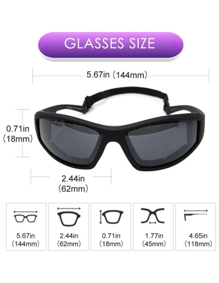 Gafas de Sol Deportivas TERAISE UV400 Ajustables para Ciclismo