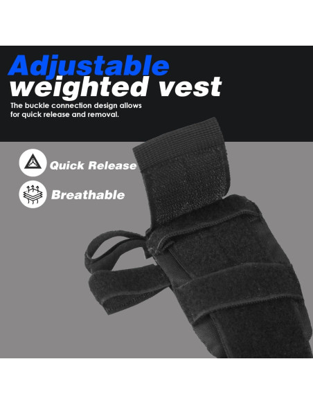 Chaleco con Peso Ajustable Miramrax para Entrenamiento Fitness